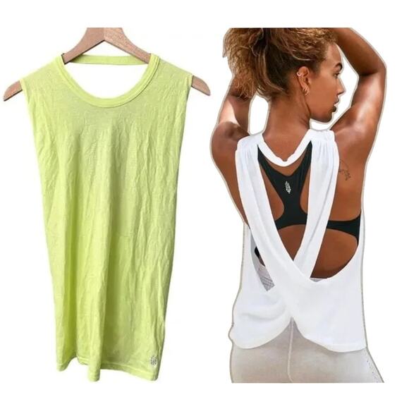 Free People Tops - Free People No Sweat Tank In Neon Green New Without Tag Size Small